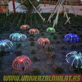 Solarne baštenske lampe meduze