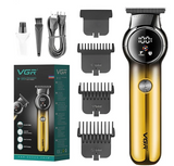 VGR V-989 Pro Punjiva Električna Bežična Mašinica za Šišanje sa Digitalnim Displejom