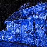 Led dekorativna PLAVA zavesa 3x3m