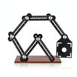 Multifunkcionalni metalni lenjir za kopiranje uglova - prikaz