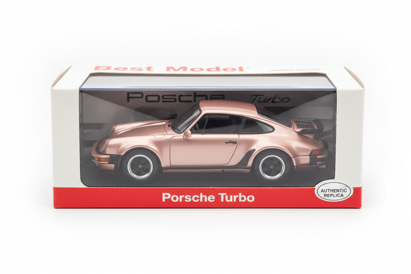 Porsche 911 Turbo Maketa Roze Gold - Originalno Pakovanje