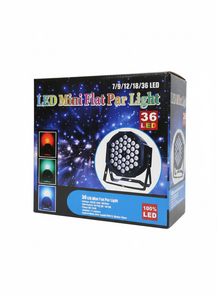 LED Mini Flat Par Light 36 LED Pozornicno Svetlo u Pakovanju