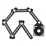 Multifunkcionalni metalni lenjir za kopiranje uglova