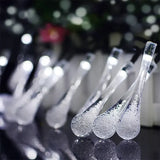 Kapljice solarne sijalice – BELA