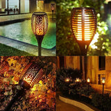 Solarna lampa baklja efekat plamena