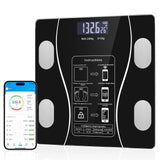 Pametna Digitalna Bluetooth vaga za merenje telesne mase i analizu sastava tela – Kapacitet 180kg, povezivanje sa aplikacijom