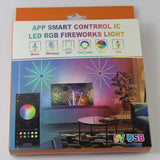 RGB LED vatromet lampe – dekorativna rasveta sa daljinskim upravljačem i USB napajanjem