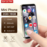 Mini telefon - S24 Mini2 sa Android 8.1 i QWERTY tastaturom