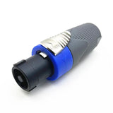 Sivi Speakon Konektor 4-Pin – Muški Audio Priključak za Zvučnike