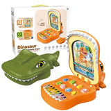 2 u 1 Dinosaurus Elektronski Klavir i Igra sa Kuglicama – Edukativna Igračka za Decu
