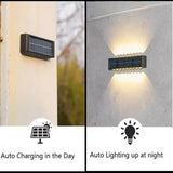 Solarna LED lampa za ogradu – vodootporna dekorativna lampa sa senzorom