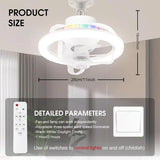 Plafonski ventilator sa LED svetlom Dimenzije