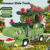 Električna Triceratops Roler-Koster Igračka sa Muzikom i Rotirajućim Točkom | Dino Staza sa Penjanjem i Klizanjem