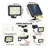 Solarna lampa za dvorište Dimenzije