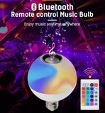 LED Smart Muzička Sijalica 12W E27 – RGB Svetlo i Bluetooth Zvučnik sa Daljinskim Upravljačem