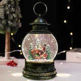 Elegantna LED Zimska Snežna Kugla-Lampa “Classic” 21 × 14 × 8 cm za Božićnu Dekoraciju