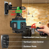 360° Pro Plane 4D Green Laser Level – precizni laserski nivo sa DEKO tehnologijom