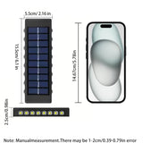 Solarna LED lampa za ogradu – vodootporna dekorativna lampa sa senzorom