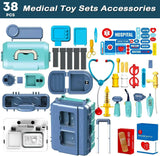 Dečiji doktor set 3u1 – igračka sa stetoskopom i medicinskim alatima za kreativnu igru (za uzrast 3+)