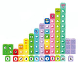 Brojevi u Kockama – Edukativni Matematički Set za Decu (100 delova)