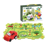EPT dečiji DIY mini električni autić – set sa stazom i slagalicom