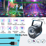 5V RGB prenosiva svetleća kugla sa zvučnom kontrolom – magična disko rasveta za svaku priliku