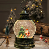 Elegantna LED Zimska Snežna Kugla-Lampa “Classic” 21 × 14 × 8 cm za Božićnu Dekoraciju