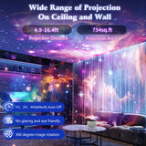 Planetarijum projektor zvezdanog neba 13 u 1 – rotirajuća LED lampa sa efektom meteora i zvezda