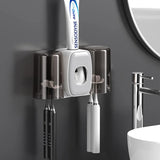 Set za Kupatilo – Držač za Četkicu i Dispenzer za Pastu – Moderno i Praktično Rešenje za Svako Kupatilo