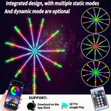 RGB LED vatromet lampe – dekorativna rasveta sa daljinskim upravljačem i USB napajanjem