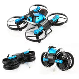 2-u-1 RC Motor – Dron za Kopno i Vazduh – Mini Deformabilni Helikopter sa Sat Kontrolom (WiFi, Kamera, 3+ godine)