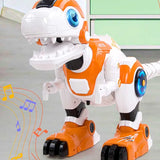 Inteligentni robot dinosaurus – daljinski upravljani T-Rex sa hodanjem, svetlima, zvukom i prskanjem