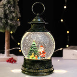Elegantna LED Zimska Snežna Kugla-Lampa “Classic” 21 × 14 × 8 cm za Božićnu Dekoraciju