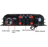 HiFi 4-Kanalni Digitalni Audio Pojačavač 1600W – Bluetooth, Karaoke i FM Radio