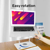 Metalni podesivi stalak za laptop sa 360° rotacijom – stabilan, sklopiv i moderan