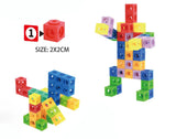 Brojevi u Kockama – Edukativni Matematički Set za Decu (100 delova)