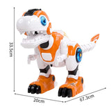 Inteligentni robot dinosaurus – daljinski upravljani T-Rex sa hodanjem, svetlima, zvukom i prskanjem