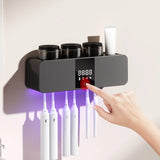 Smart zidni UV sterilizator za četkice – držač sa sušenjem i montažom bez bušenja