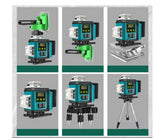 360° Pro Plane 4D Green Laser Level – precizni laserski nivo sa DEKO tehnologijom