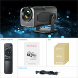 Pametni mini projektor K3 – prenosivi Android projektor 720p rezolucije, WiFi 6 i Bluetooth 5.0
