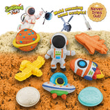 Šareni astronaut set – edukativna svemirska igračka za decu za igru sa magičnim peskom