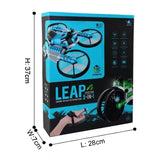 2-u-1 RC Motor – Dron za Kopno i Vazduh – Mini Deformabilni Helikopter sa Sat Kontrolom (WiFi, Kamera, 3+ godine)