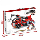 Igračka Kocke za Gradnju – Dizalica i Transformers 2 Modela