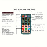 LED DISKO LASER „3 u 1“ pokretna disko/party svetiljka za praznike i događaje
