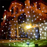 Snežni led projektor bele pahulje