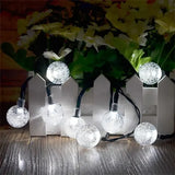 Kuglice solarne sijalice – BELA