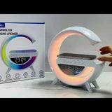 Stoni LED sat sa bežičnim punjenjem, zvučnikom i lampom