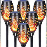 Solarna lampa baklja efekat plamena