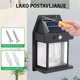 Solarna lampa za dvorište fenjer