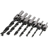 Burgije za drvo sa graničnikom – Set od 8delova